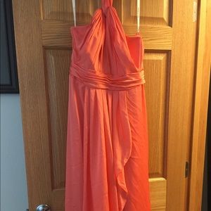 Coral Bridesmaid Dress Size 10